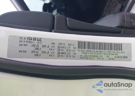 2017 Jeep Grand Cherokee Trailhawk 4X4 из США, поврежденный, VIN 1C4RJFLG5HC803400